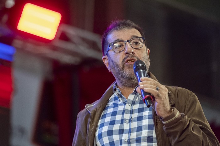 El presidente del Frente Amplio, Fernando Pereira. · Foto: Alessandro Maradei