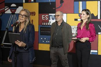 Erika Hoffman, Daniel Ayala y Adriana Asti. · Foto: Mara Quintero