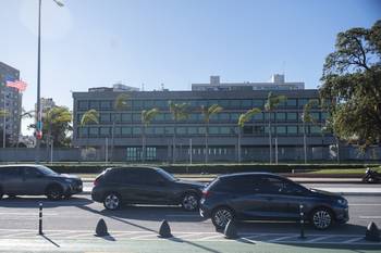 Embajada de Estados Unidos (archivo, mayo de 2025). · Foto: Alessandro Maradei