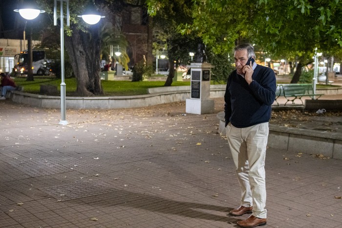 Guillermo Rodríguez, el 11 de mayo en Carmelo. · Foto: Ignacio Dotti