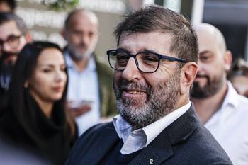 Fernando Pereira, el 12 de mayo, en La Huella de Seregni. · Foto: Ernesto Ryan