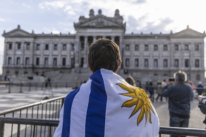 Homenaje a José Mujica en el Palacio Legislativo. · Foto: Ernesto Ryan