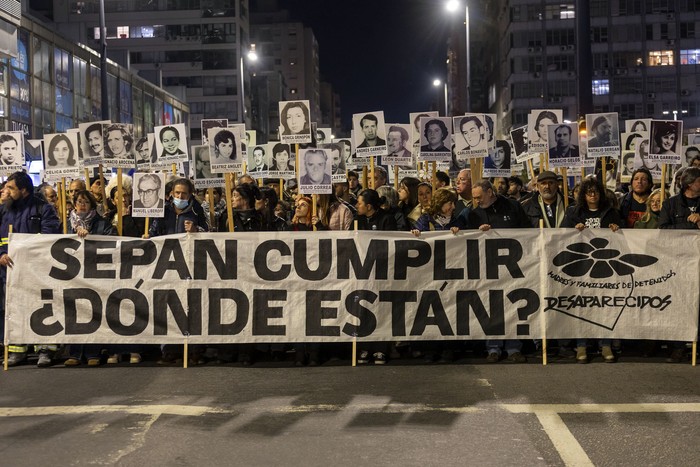 Marcha del Silencio en Montevideo. · Foto: Rodrigo Viera Amaral