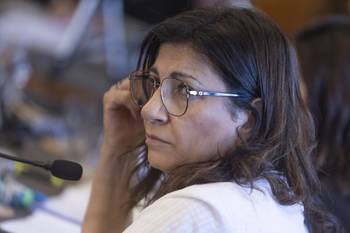 Blanca Rodríguez en el Parlamento (archivo, enero de 2025). · Foto: Ernesto Ryan