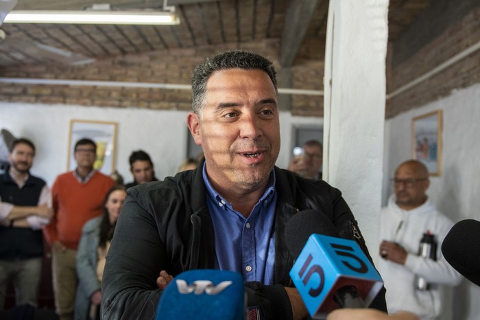 Marcel Dubois, propietario de Nofrock, en la reapertura de Calcar (archivo, mayo de 2025). · Foto: Ignacio Dotti
