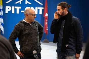 Marcelo Abdala y Sergio Sommaruga (archivo, junio de 2025). · Foto: Mara Quintero