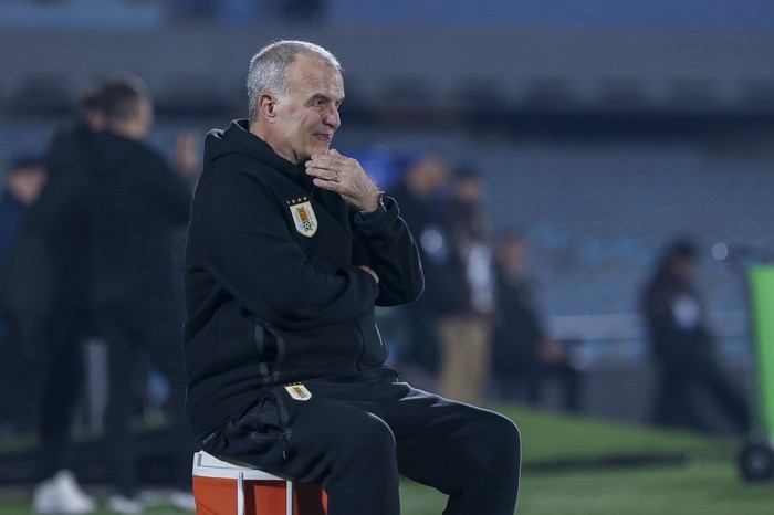 El entrenador de la selección uruguaya, Marcelo Bielsa. (archivo, junio de 2025) · Foto: Rodrigo Viera Amaral