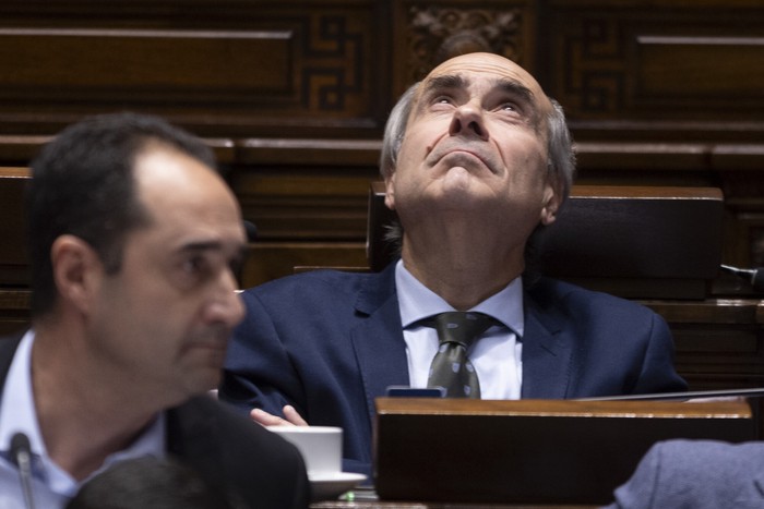 Pablo Abdala, en la Cámara de Diputados. (archivo, junio de 2025) · Foto: Ernesto Ryan