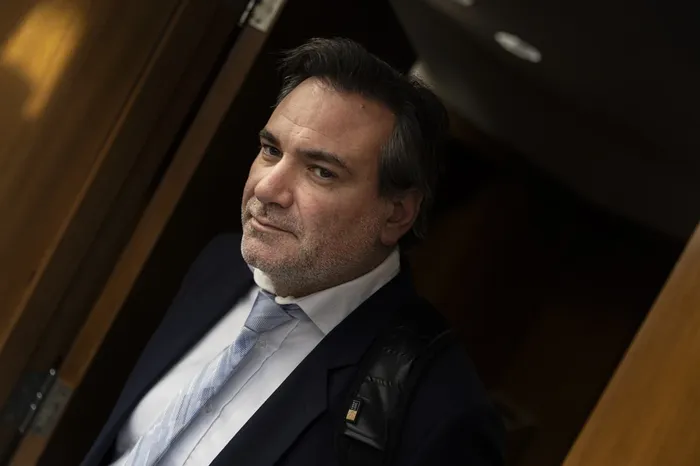 Mario Colman, en el Anexo del Palacio Legislativo (archivo, setiembre de 2025) · Foto: Ernesto Ryan