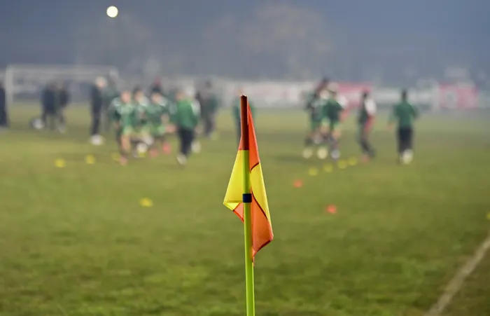Durante un partido por Copa OFI, Divisional B, en el estadio Parque Lustemberg de Juan Lacaze, Colonia (archivo). · Foto: Ignacio Dotti