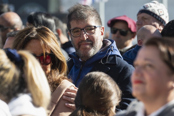 Fernando Pereira durante la celebración del natalicio de José Artigas en Sauce. · Foto: Alessandro Maradei
