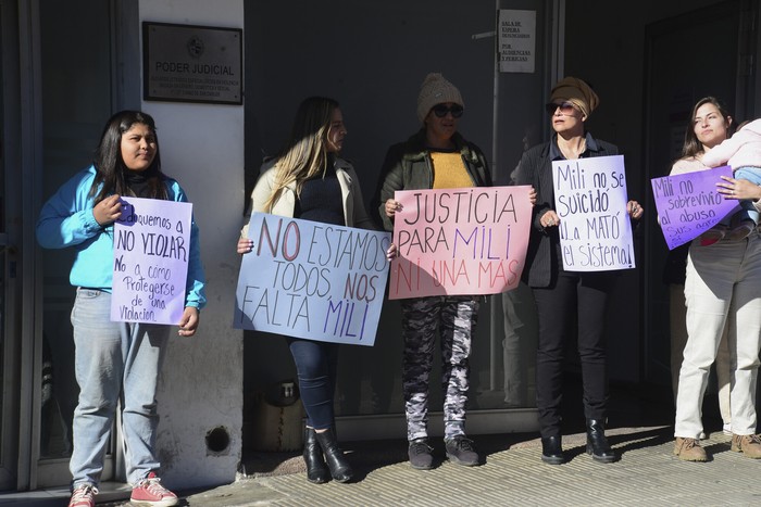 Audiencia en el Juzgado de San Carlos por el caso de Milagros Chamorro (archivo, junio de 2025). · Foto: Natalia Ayala