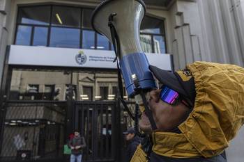 Movilización del Suntma, el 25 de junio. · Foto: Ernesto Ryan