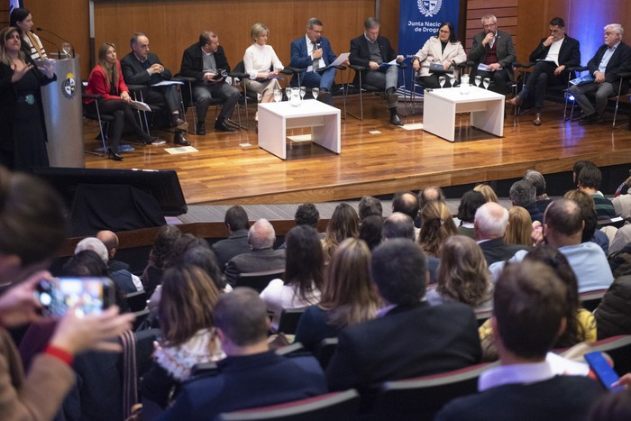 Presentación de la Junta Nacional de Drogas (JND) de sus lineamientos para la Estrategia Nacional de Drogas 2026-2030. · Foto: Gianni Schiaffarino