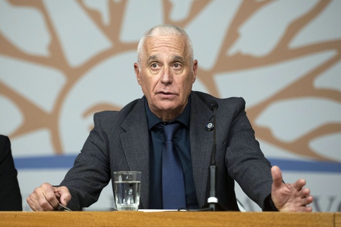 Carlos Negro, el 26 de junio, en el Parlamento. · Foto: Alessandro Maradei