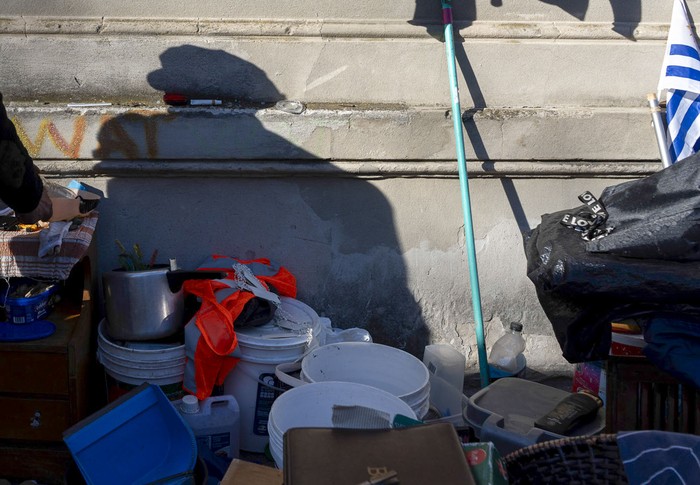 Foto principal del artículo 'Poder Ejecutivo evaluará el martes, cuando culmine la ola de frío, el plan de contingencia para personas en situación de calle' · Foto: Natalia Rovira