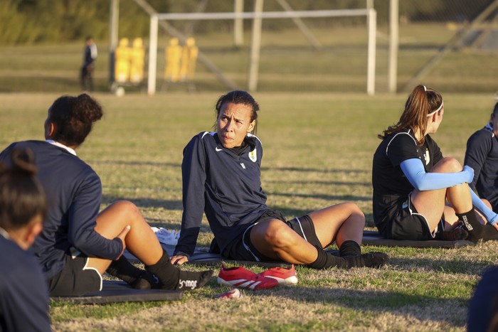 Entrenamiento de la selección uruguaya femenina, el 27 de junio, en el Complejo Danubio. · Foto: Rodrigo Viera Amaral Entrenamiento de la selección uruguaya femenina, el 27 de junio, en el Complejo Danubio. · Foto: Rodrigo Viera Amaral
