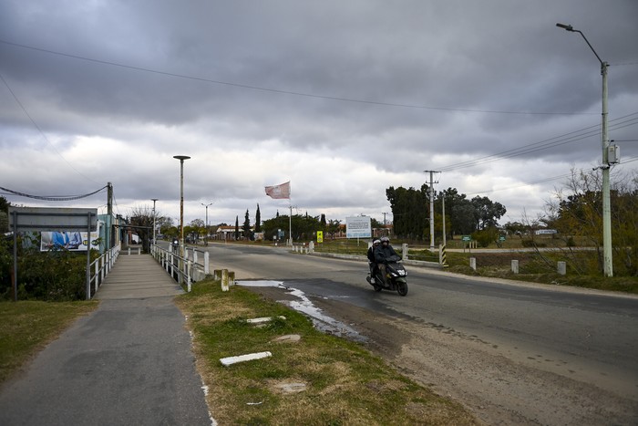 Avenida Carminillo Mederos en Juan Lacaze, el 30 de junio. · Foto: Ignacio Dotti