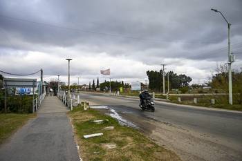Avenida Carminillo Mederos, en Juan Lacaze (archivo, junio de 2025). · Foto: Ignacio Dotti