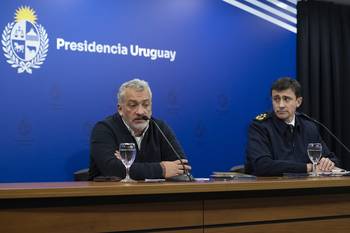 Leandro Palomeque y Alfredo Clavijo en la Torre Ejecutiva. · Foto: Alessandro Maradei
