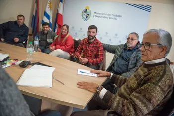 Juan Castillo, en el Ministerio de Trabajo y Seguridad Social (archivo, julio de 2025). · Foto: Gianni Schiaffarino