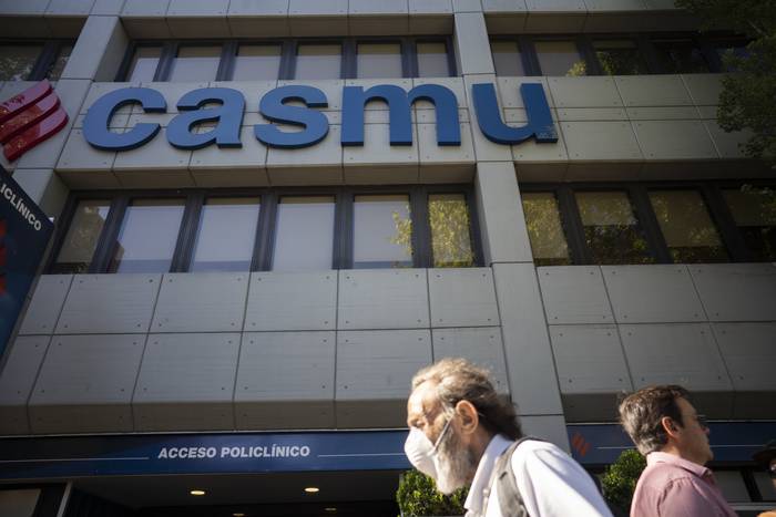 Mutualista CASMU, sede de 8 de Octubre, en Montevideo (archivo, marzo de 2020). · Foto: Mariana Greif