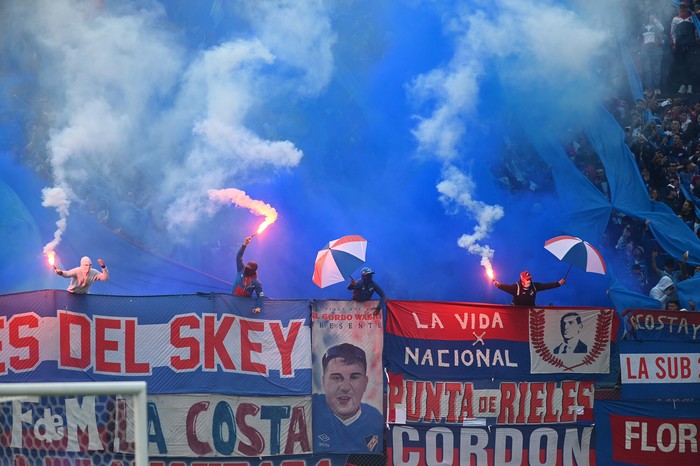 Hinchada de Nacional (archivo, julio de 2025). · Foto: Alessandro Maradei