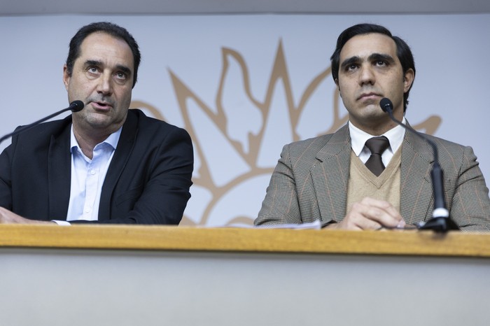 Amin Niffouri y Jose Luis Satdjian. · Foto: Ernesto Ryan