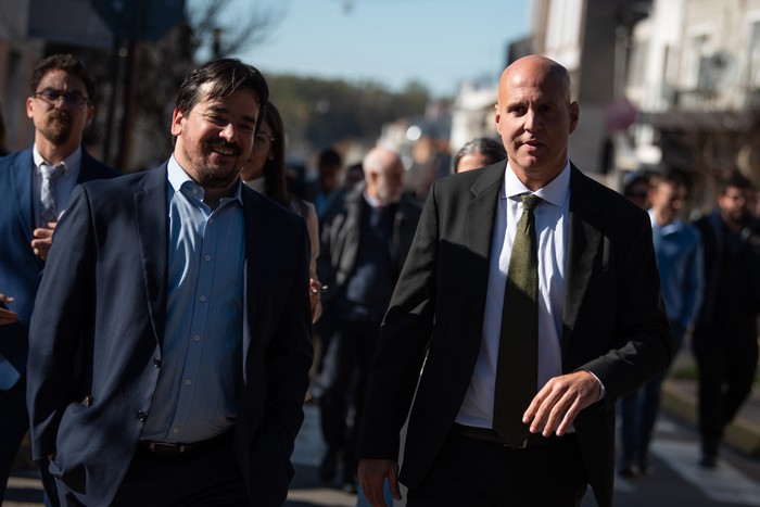 Pedro Irigoin y Francisco Legnani (archivo, julio de 2025). · Foto: Gianni Schiaffarino