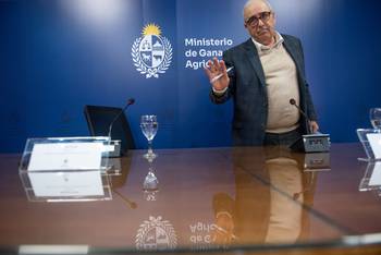 Alfredo Fratti, el 15 de julio, en conferencia de prensa. · Foto: Gianni Schiaffarino