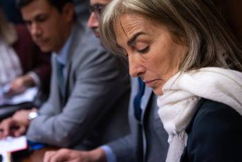 Daniela Cabral durante a la audiencia sobre Conexión Ganadera (archivo, julio 2025) · Foto: Gianni Schiaffarino