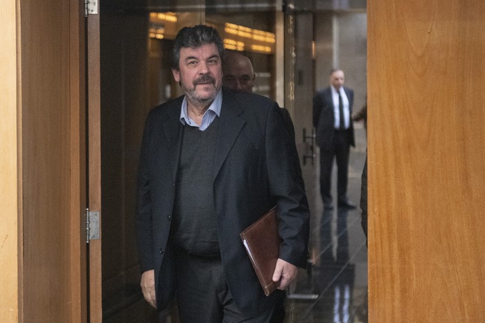 Mario Layera, el 21 de julio, en el Parlamento · Foto: Alessandro Maradei