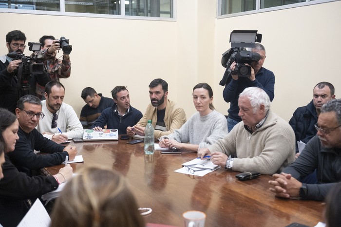 Tripartita por conflicto en Conaprole, el lunes 21. · Foto: Alessandro Maradei