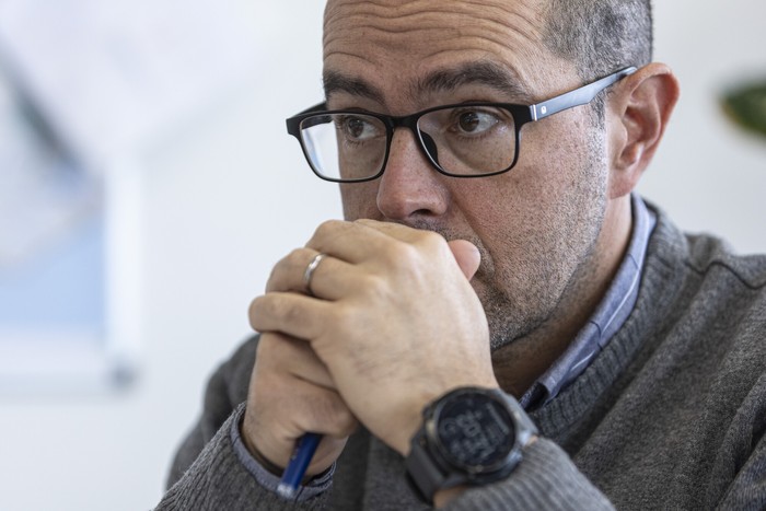 Álvaro Danza, en ASSE (archivo, julio de 2025) · Foto: Ernesto Ryan