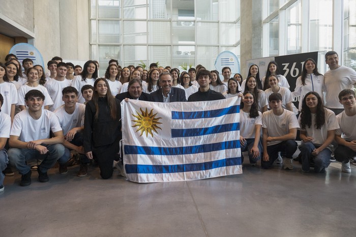 Despedida de la delegación que participará de los Juegos Panamericanos Junior. · Foto: Alessandro Maradei