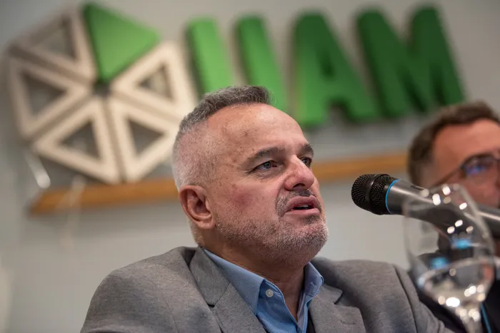 José Saavedra, durante la asunción de autoridades de la UAM, el 31 de Julio de 2025, en la UAM. Foto: Gianni Schiaffarino