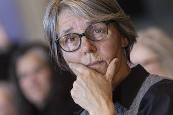 Mariana Mota, en el Parlamento (archivo, julio de 2025). · Foto: Ernesto Ryan