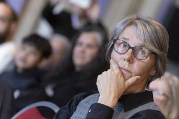 Mariana Mota en el Parlamento (archivo, julio de 2025). · Foto: Ernesto Ryan