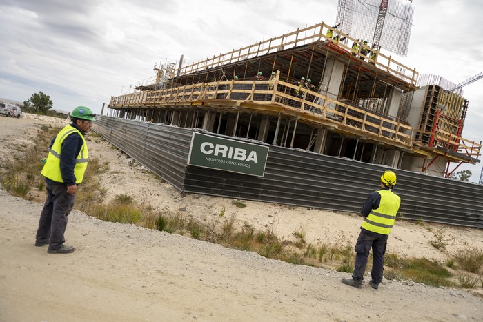 Construcción de +Colonia, ubicado en El Calabrés (archivo, julio de 2025). · Foto: Ignacio Dotti