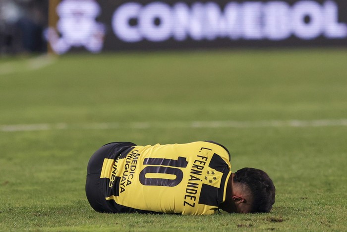 Leonardo Fernández, el 12 de agosto, en el estadio Campeón del Siglo. · Foto: Rodrigo Viera Amaral