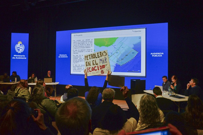 Audiencia pública en el Centro Cultural Maldonado. (archivo, agosto de 2025) · Foto: Natalia Ayala