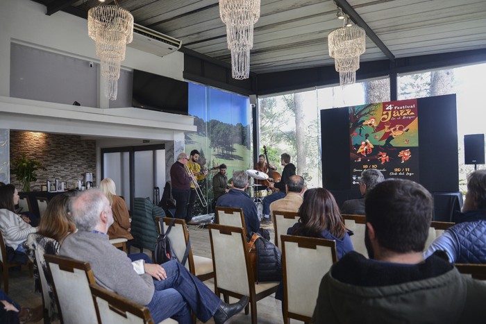 Lanzamiento de Jazz en el Bosque 2025, en la Sede del Golf Club del Lago (archivo, agosto de 2025). · Foto: Natalia Ayala