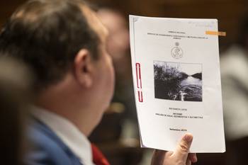 Interpelación a Edgardo Ortuño, en la Cámara de Diputados (archivo, agosto de 2025). · Foto: Alessandro Maradei