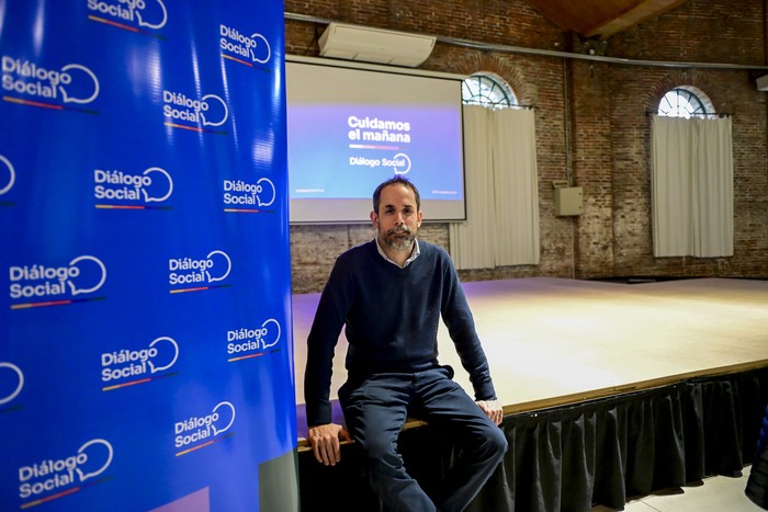 Hugo Bai, el 19 de agosto, en Colonia · Foto: Ignacio Dotti