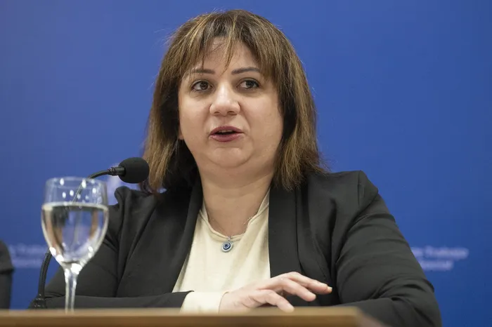 La presidenta del SUTD, Laura Rivero (archivo, agosto de 2025). Foto: Alessandro Maradei