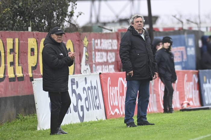 Mario Saralegui, entrenador de Rampla Juniors. (archivo, setiembre de 2025) · Foto: Alessandro Maradei