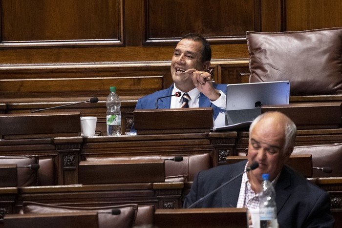 Sebastián da Silva y Gustavo Penadés (archivo, abril de 2020). · Foto: Mariana Greif