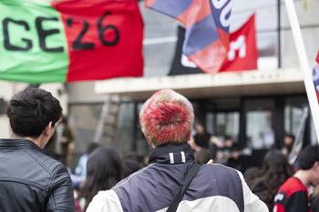 Liceo Miranda, el 2 de setiembre. · Foto: Alessandro Maradei