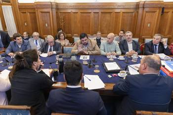 Comisión de Legislación y Constitución del Senado, el 2 de setiembre, en el Parlamento. · Foto: Rodrigo Viera Amaral