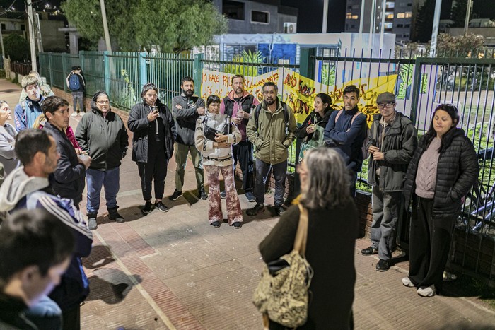 Asamblea de padres en el Liceo de Piriápolis. (Archivo, agosto de 2025). · Foto: Pablo Serrón